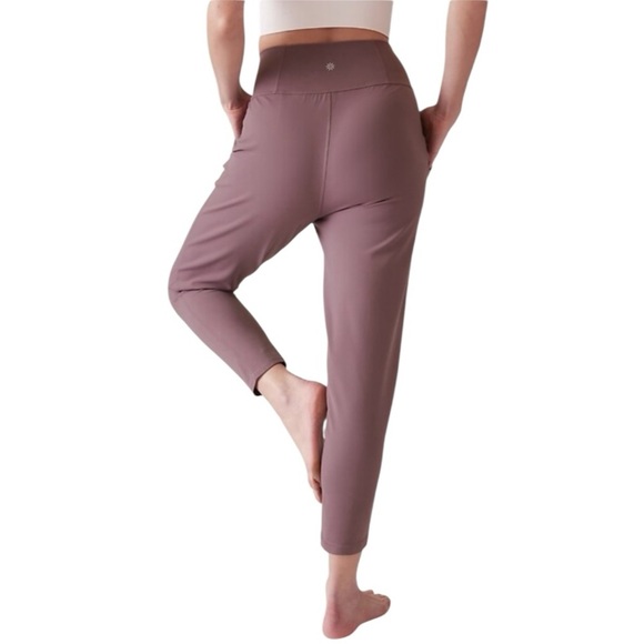 ATHLETA Elation Jogger Pants Size L Casual Athletic Mauve Purple - Picture 2 of 10